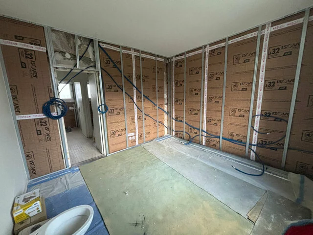 chantier isolation intérieure